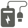 Power bank and cable illustration